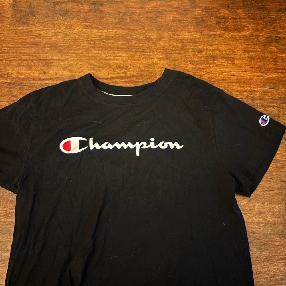 Champion Classic Black Tee
